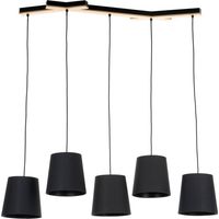 Ceiling Lightdimmable 'Thamila' made of Wood for Living Room & Dining Room