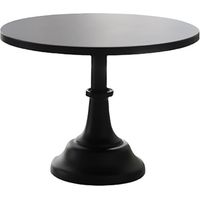 Présentoir à gâteaux rond en métal antirouille, support à gâteaux haut et présentoir à cupcakes pour anniversaires et fêtes (taille L)