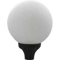 Lampadaire d'extérieur Indura GLOBO IP55 E27 50W 535mm noir – Éclairage moderne pour espaces extérieurs – Résistant aux intempéries – Cristher