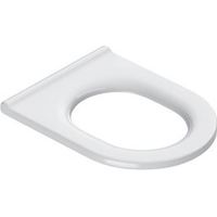 Abattant WC COMMUNITY sans couvercle, antibactérien, blanc/chrome