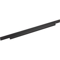 Furnipart Designer Griffleiste Primo LA 2x 159,5mm - Schrankgriff Breite 439, Aluminium schwarz matt gebürstet