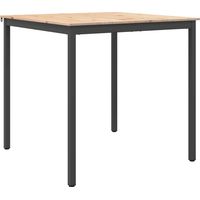 vidaXL Bar Table 110 x 110 x 105 cm Solid Pine Wood Natural Square