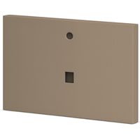 Waschtischplatte Vulcano 70 x 51 x 2,6 cm Farbe Moka Ral 1019