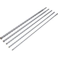 Bgs Technic – Lot de 5 forets SDS 600 mm – Forets à métaux pour perceuse – Pour béton armé et maçonnerie – Coupe nette sans éclat