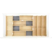 Move Besteckeinsatz Schubkasten Organizer Set 2, Eiche lackiert