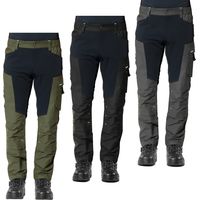 Pantaloni da lavoro Issa Line Stretch Flexard Nero 3XL