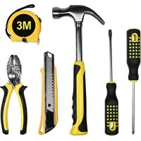Set di attrezzi Benson 6 pezzi nero compatto robusto