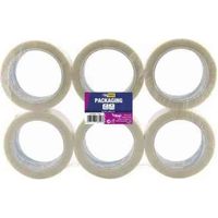 NASTRO ADESIVO 50MM X 66MT IN PPL - SYLENE - TRASPARENTE (6 PEZZI)