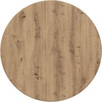 Dessus de table Dessus de bureau Plateau de table chêne artisanal 70 x 70 x 1,5 cm