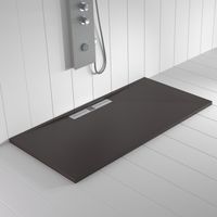 Plato de ducha de resina Wide Chocolate ANTIDESLIZANTE- 90x170 cm - Válvula+Rejilla GRATIS