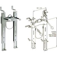 Supporto staffa premontata versione wc water per il solo fissaggio di water sospesi. Portata Kg. 400 01PREMW
