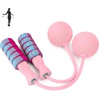 Corde à sauter, corde à sauter d'entraînement sans corde pour le fitness, corde à sauter lestée sans fil et réglable pour hommes et femmes -