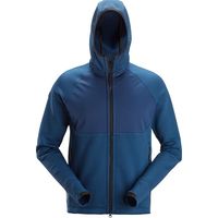 GIACCA SECONDO STRATO CON CAPPUCCIO E ZIP FLEXIWORK TG.S BLU INTENSO