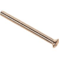 Nickel Plated Switch/Socket Plate Screws 3.5x38mm - Pack of 10