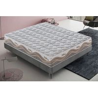 Colchón 200x200 con micro resortes de bolsillo y espuma viscoelástico - altura 25 cm - extraíble