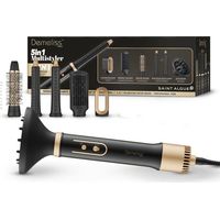 Brosse soufflante 5-en-1 - SAINT ALGUE - Demeliss - 1000 W - 3 températures - Noir / Or