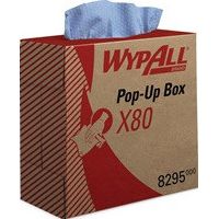 Paño de limpieza WypAll® X80 8295 L427xB212 aprox. Mm azul 1 capa 5 cajas / caja WYPALL