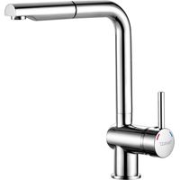 Mitigeur évier TANER douchette extractible THEWA Coloris Chrome