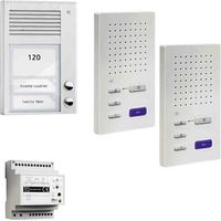 TCS HOME:PACK AUDIO, AUFPUTZ, ZWEIFAMILIENHAUS, PSC2220-0000 - BESTEHEND AUS AUDIO AUßENSTATION SERIE PAK 2 TASTEN AP, 2X AUDIO