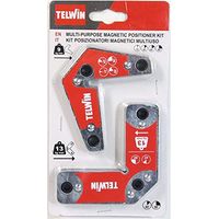 Coppia Posizionatori magnetici 804131 TELWIN - MAX 13KG SQUADRA MAGNETICA SALDATURA SALDATRICE