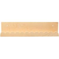 Etagère - Graine Créative by PW - Feston - Bois naturel - 41.8 cm x 9 cm x 8 cm - Personnalisable