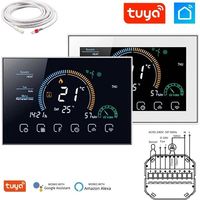 Beca Termostato Smart WiFi con Sonda BAC-8000MLWE-FAN Controllo Ventola 0-10V e Valvola Motorizzata Nero