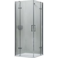 Eckdusche Bernstein NT407 Drehtüren an Festfeld 8 mm Nano Klarglas 100x120 cm