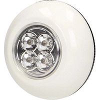 Lámpara de noche LED con batería 3xAAA, luz nocturna portátil para dormitorio, pasillo o área de descanso, iluminación suave y eficiente