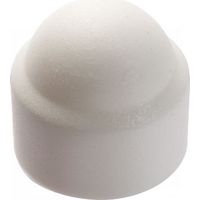 Caja de 100 tapones de tuerca hexagonales blancos Ø 12mm ACTON - 8560112