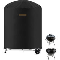 1 Housse Barbecue,Ronde Ø60x70cm,Tissu Oxford Imperméable,Protection UV Poussière,Pour Weber Compact Kettle