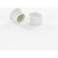 Bouchon Diamètre du corps 8 Diamètre de tête: 10 Longueur sous tête 6.3 Polyéthylène Blanc