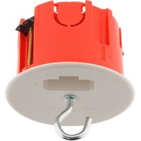 Zenitech – Boîte DCL point de centre à encastrer Ø65mm – Pour murs creux et placo – Couvercle affleurant Ø80mm – Installation électrique sécurisée