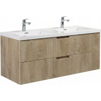 Conjunto de muebles de baño Thermis 120 cm - Roble claro - Muebl