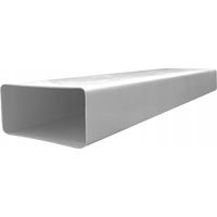 Conducto ventilación Dospel d/p 110x55 1 m ABS blanco