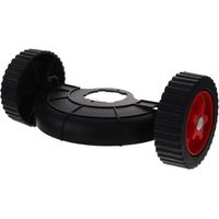 Set of 1 Heavy Duty Lawnmower Support Wheels Multifunctional Compatible Wheels Edger Cutter and Sack Truck Garden Accessories Replacement Tools