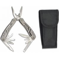 Mehrzweckzange Albainox mit 19 Funktionen, mango Aluminium, Gesamtgröße 10,5 cm