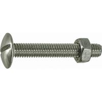 Bolzen Pfanne Edelstahl A2 6x30mm, 8 Stück.