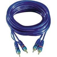 câble cinch bleu RCA 5m bleu-transparent stéréo 142062