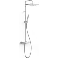 Colonne de douche thermostatique 2 voies Chrome - TRES 19039317