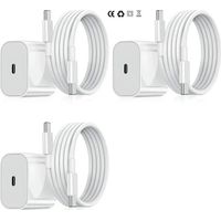 45-W-Schnellladegerät kompatibel mit Samsung USB-C + 1 m USB-C-Kabel, schwarz (2er-Pack)