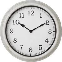 Montre Outdoor TFA Dostmann 60.3067.02 à quartz 38 cm x 63 mm blanc protégé contre les projections d'eau, grand écran