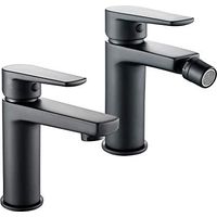 Ogomondo Miscelatori Bidet Lavabo Serie Africa Colore Nero