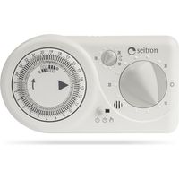 CRONOTERMOSTATO ELETTRONICO GIORNALIERO TEMPORA Bianco SEITRON
