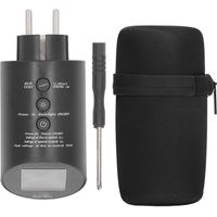 Testeur de prises avec affichage numérique, testeur de prises tripolaires, testeur de charge pour usage domestique (UE)