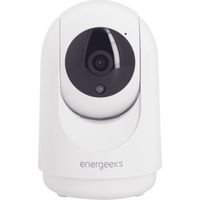 Caméra de surveillance intérieure motorisée WIFI – Résolution HD 1080p – Vision nocturne – Angle d'inclinaison 90° – Détection de mouvement – Energeeks