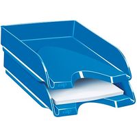 Corbeille à courrier Cep Gloss bleue