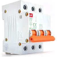 Interruttore magnetotermico 3P 3 moduli curva C 16A Ls electric