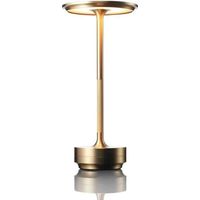 Werkbanklampe, I-förmige kabellose Metall-Tischlampe mit Berührungssensor, 3-farbig dimmbare wiederaufladbare Schreibtischlampe, wasserdichtes LED-Dekorationslicht für Schlafzimmer und Wohnzimmer