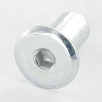 Combifix Ecrou relieur Tête plate Diamètre de tête: 15 Diamètre du corps 9 Longueur sous tête 15 M6 Clé de 4 HC4-500 pièces