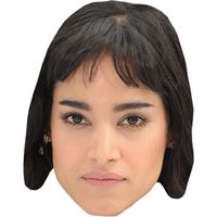 Masque en carton 2D Sofia BOUTELLA - Actrice - Taille A4